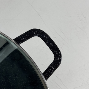 Set di Pentole in Alluminio Pressofuso Antiaderente Effetto Granito 20-24-28-<span class=keywords><strong>32cm</strong></span>, Grandi Pentole per Zuppe per Ristoranti, Set di Pentole per Cottura a Induzione - Product Image 5