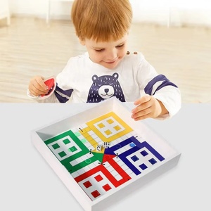 <span class=keywords><strong>Jeu</strong></span> <span class=keywords><strong>de</strong></span> société Ludo avec 16 jetons et 2 dés, pour enfants, famille, adultes, Noël, Thanksgiving, fête d'anniversaire, décoration vintage pour la maison, cadeaux - Product Image 6