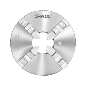 Mandrin de tour automatique HLTNC High K12-200 à 4 mors, diamètre 200 mm, 4000 tr/min, en acier trempé, mini - Product Image 4