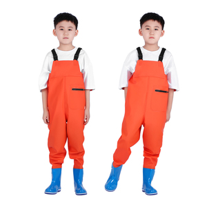 Pantalon de pêche en wader pour l'extérieur, imperméable, résistant à l'usure, <span class=keywords><strong>bottes</strong></span> en PVC, personnalisable OEM, tissu tricoté en polyester respirant - Product Image 6