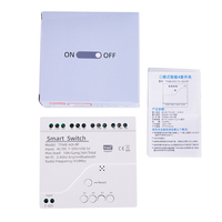 Akıllı Ev Anahtar Modülü 4CH DC5V 7-32V AC220V 85-250V RF 433Mhz WiFi Röle Akıllı Kontrol Cihazı Işık için Tuya Alexa Google