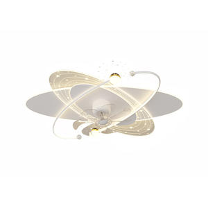 <span class=keywords><strong>Luminaire</strong></span> de plafond moderne de luxe <span class=keywords><strong>avec</strong></span> lumière étoilée LED moteur à courant alternatif ventilateur de chambre intégré-dans la lampe du salon - Product Image 6
