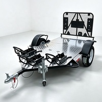 Remorque pliable pour le transport de motos et de quads