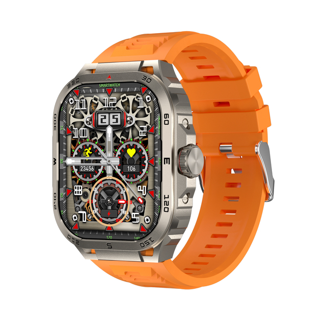 2025 Kalobee GW20 Smart Watch 2.01inch Screen With 2 Straps GPS Waterproof IP67 Wireless Charging Multilingual Sports Modes