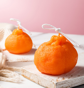 Realistic Orange Shaped Soy <strong>Candle</strong>, Natural <strong>Citrus</strong> Aromatherapy <strong>Candle</strong> for Home Decor, Relaxation, and Cozy Atmosphere - Product Image 2