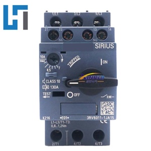 New Original 3RV6011-1JA15 Motor Protection Circuit <b>Breaker</b> 3P S00 10A 7-10A Class 10 1NO+1NC Auxiliary Contact - Product Image 2