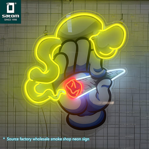 Letrero de Neón Personalizado de Estilo Moderno para Tienda de Cigarrillos, Decoración de Pared <span class=keywords><strong>LED</strong></span> Acrílica para Tiendas Minoristas y Promoción Comercial - Product Image 5