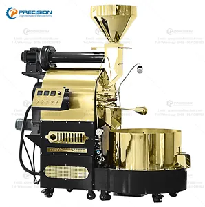 PRECISION 6kg/12kg/15kg/20kg/30kg Coffee Roaster Machine Double Drum Gas Roasting Electric Commercial Roaster