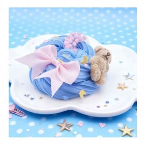 ขายส่งของเล่นสไลม์และดินน้ำมันน่ารักสร้างสรรค์ DIY สีสันสดใส แพ็คใหญ่ วัสดุเป็นมิตรกับสิ่งแวดล้อม สำหรับโรงงานและใช้ในเชิงการศึกษา - Product Image 5