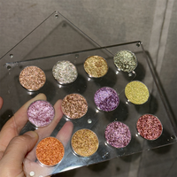 15 Couleur Rechargeable Acrylique Shimmer Ombre À Paupières Palettes Boîte Magnétique Cosmétique Maquillage Organisateur Beauté Poudre Casseroles Titulaire