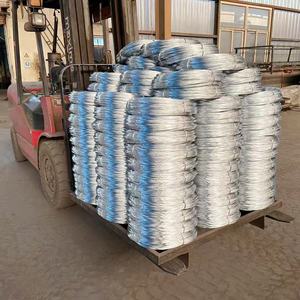 Demir çelik düşük fiyat yüksek kalite BWG 20 21 22 GI bağlama teli gümüş elektro galvanizli QUNKUN 2mm galvanizli tel - Product Image 5