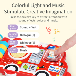 Fivestar Giáo Dục Cuốn Sách Điện Tử & Âm Nhạc Cảnh Sát Xe Đồ Chơi Nhựa Vẽ & Sơn Công Cụ Cho Trẻ em' Học Tập - Product Image 3