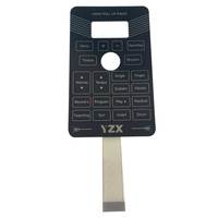 Clavier de commande complet à membrane de grande taille avec boutons poussoirs, service personnalisé complet du fabricant