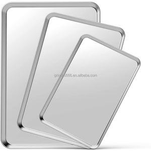 Plateau OEM en acier inoxydable Plateau pour outils de bijouterie Plateau épaississant non toxique et robuste pour la cuisine, instrument de laboratoire et plateau dentaire - Product Image 2