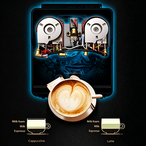 Máquina <span class=keywords><strong>de</strong></span> Café Totalmente Automática con Pantalla Táctil, Máquina Expendedora <span class=keywords><strong>de</strong></span> Espresso Recién Molido <span class=keywords><strong>para</strong></span> Oficina, Cafetera <span class=keywords><strong>de</strong></span> Doble Caldera - Product Image 5