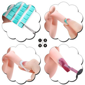 Faux-ongles en PVC souple en silicone pour <span class=keywords><strong>manucure</strong></span>, 1 pièce, outils pour ongles, vernis gel UV, peinture, <span class=keywords><strong>dessin</strong></span>, pratique - Product Image 5