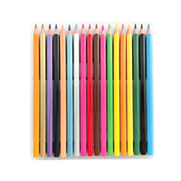FLOWood – Lot de 18 crayons de couleur hexagonaux à haute pigmentation pour l'école, le bureau, le dessin et la papeterie – Vente en gros
