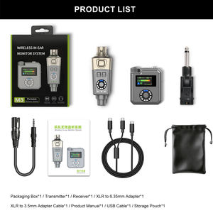 TNH M3 5.8GHz professionale <span class=keywords><strong>in</strong></span> orecchio Monitor portatile Wireless nel sistema di Monitor dell'orecchio per studi prove di banda dal vivo esibizioni - Product Image 6