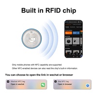 Benutzerdefinierte 13,56 MHz bedruckbare Anti-Metall NFC-Aufkleber, wasserdichte Karten, Tags 213 215 RFID FOB NFC-Chip Blanko-Etiketten