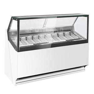 9 Casseroles Présentoir à Crème Glacée Italienne Réfrigérateur Gelato Ice Cream Réfrigérateur Congélateur Ice Cream Showcase - Product Image 2