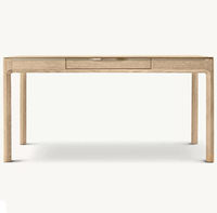 Escritorio de Oficina Minimalista Americano de Roble Padua con Cajón, Ergonómico, Móvil, para Sala de Conferencias, Venta Directa de Fábrica