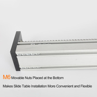 Table de mouvement linéaire CNC à axe XYZ, vis à billes, guide linéaire, actionneur, moteur pas à pas Nema 23