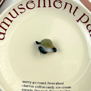 2025 nouveau mignon Animal de mer Mini 3.5cm crabe tortue hirondelle pince à cheveux acétate fille doux cheveux griffe - Product Image 5