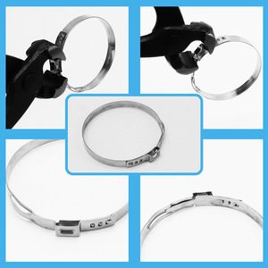 Hochwertige Einzelohr-Schlauchklemme, Verstellbarer Edelstahl-Rohrclip, <span class=keywords><strong>Auto</strong></span>-/Sanitär-Befestigung - OEM Anpassbar - Product Image 6