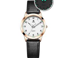 Montre à quartz ovale silencieuse pour homme, cadran à aiguilles écologique, boîtier en alliage de titane, idéale pour les examens et les environnements de test pour la rentrée scolaire