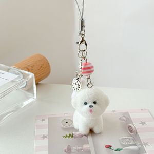 Colgante para teléfono de peluche estilo coreano de <span class=keywords><strong>Kirby</strong></span> Bear, lindo, tipo cachorro, llavero para bolso, llavero - Product Image 2