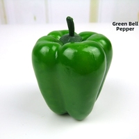 Modèles de fruits et légumes simulés en gros pour Halloween et Noël, accessoires en plastique légers de petite taille, incluant poivrons et radis