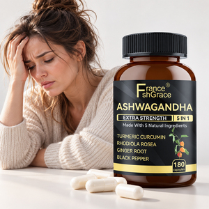 Complément Herbal Personnalisé Shecome à Base d'Extraits de Plantes d'Ashwagandha pour la Gestion du Stress et l'Amélioration du Sommeil - Capsules d'Ashwagandha - Product Image 3