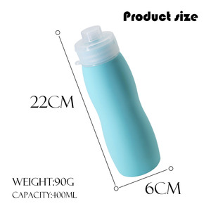 Bols de voyage portables en silicone écologique pour l'extérieur, bouteille pour nettoyer les <span class=keywords><strong>pipi</strong></span> de chien dans la rue - Product Image 3