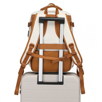 Sac à dos de voyage extra large 40L approuvé pour le transport aérien, résistant à l'eau, pour ordinateur portable 15,6 pouces, pour hommes et femmes