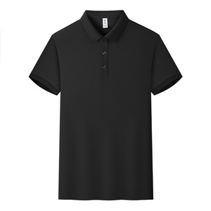 Polo à manches courtes rafraîchissant en coton, anti-humidité, couleur unie, pour usage quotidien - Product Image 2