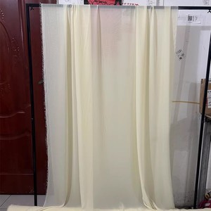 Décoration de mariage : <span class=keywords><strong>Voile</strong></span> de mariée <span class=keywords><strong>blanc</strong></span>, <span class=keywords><strong>Tissu</strong></span> <span class=keywords><strong>transparent</strong></span> pour scène de mariage, Plafond couleur champagne, <span class=keywords><strong>Tissu</strong></span> suspendu pour mariage - Product Image 5