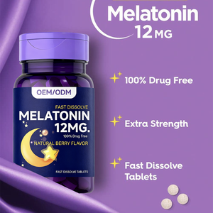 Süper güç Melatonin 10mg hızlı bırakma Tablet güz uykuda daha hızlı çözünen daha hızlı ve absorbe iyi süper mukavemetli Melatonin - Product Image 3