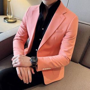 Costume d'affaires décontracté et formel à la mode pour hommes, <span class=keywords><strong>manteau</strong></span> pour hommes Single West, robe de soirée et de mariage, veste, <span class=keywords><strong>manteau</strong></span> Slim Fit à la mode coréenne - Product Image 5