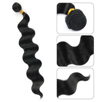 Extension de cheveux en fibre haute température pour le marché international, style rideau, ondulations naturelles, perruque afro bouclée, queue de cheval