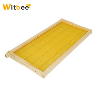 Witbee Hot Sale Beste Qualität Holz Bienenstock Rahmen mit Bienenwachs Foundation Sheet