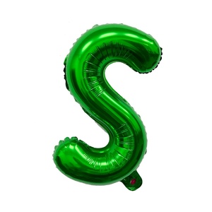 Ballons 16 pouces A-Z vert 26 lettres américaines en aluminium supportant divers ensembles de films en aluminium pour la fête des mères <span class=keywords><strong>Halloween</strong></span> - Product Image 5