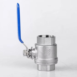 Thép không gỉ 304 316 Hướng dẫn sử dụng nữ ren 3 inch BSP bspt NPT Dn15-Dn100 2 mảnh 2 PC 2 PC hai mảnh SS bóng van - Product Image 5