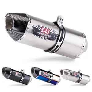 Yoshimura-tubo de escape modificado universal para motocicleta, silenciador db killer de 51mm para honda pcx 125 150 c650gt tmx530 cb500, r77