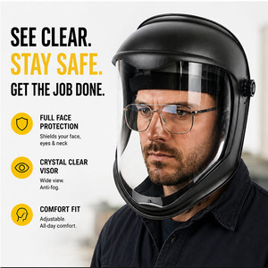 Protector Facial Completo Antivaho y Antirrayaduras, Doble Protección, Multiusos para Seguridad Industrial, de Construcción y Doméstica - Product Image 3