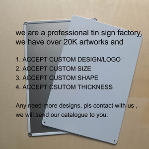 Nessuna zona drammatica non porta quel casino qui intorno Vintage segno di latta decorazione da parete Custom 8 "X12" segni di metallo antico in vendita - Product Image 5