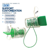 REM103 Scellé de compteur à torsion, Scellés de compteur en plastique, Scellé de compteur en polycarbonate pour compteurs d'eau, Fabricants chinois de scellés de compteur