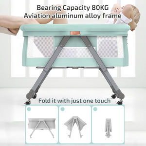 Nuevo Juego de Cama Plegable de Diseño Moderno para Bebés, Cuna para Dormir, Cunas para Niños, Camas Columpio, Cuna Colecho para Recién Nacidos - Product Image 6