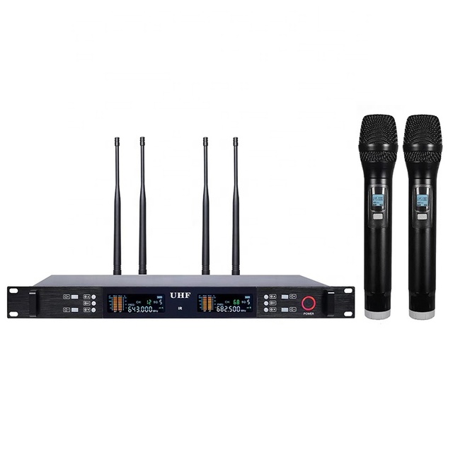 RIY-0305 OEM Professional Wireless Microphone Portable Handheld Uhf Wireless Microphone for Karaoke