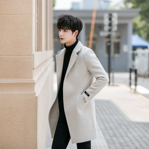 <span class=keywords><strong>Manteau</strong></span> Coupe-Vent <span class=keywords><strong>Homme</strong></span> M-5XL, <span class=keywords><strong>Long</strong></span> ou Mi-<span class=keywords><strong>Long</strong></span> en Laine Fourrée, Épais et Doux - Product Image 4