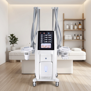 Appareil de beauté pour le visage en forme de V, rouleau à vide, machine faciale RF 6 MHz, machine Endos, machine à billes interne, massage corporel par rouleaux - Product Image 1